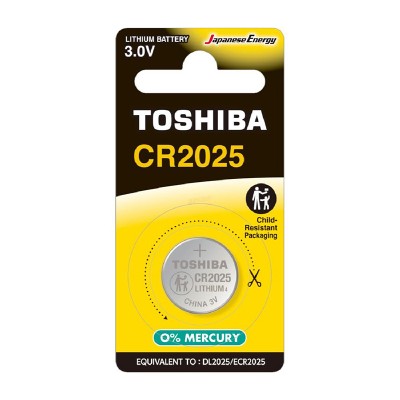 Μπαταρία Λιθίου Toshiba CR2025 3V 