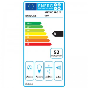 Απορροφητήρας Καμινάδα Davoline Metric Pro IX 60cm Inox Οικιακές Συσκευές
