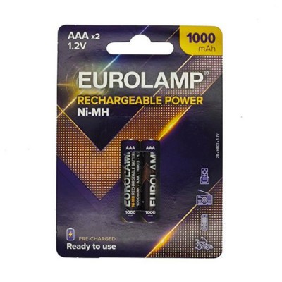 Επαναφορτιζόμενη Μπαταρία Eurolamp 1.2V Ni-MH 1000mAh