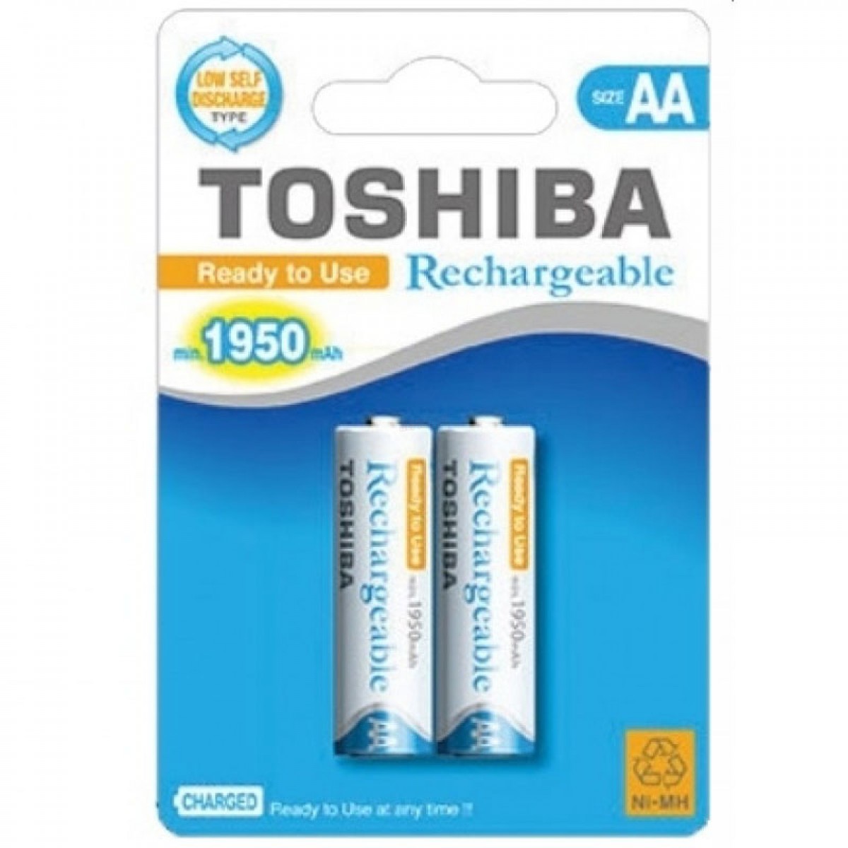 Επαναφορτιζόμενη Μπαταρία Toshiba1.2V Ni-MH 1950mAh  Ηλεκτρολογικός Εξοπλισμός