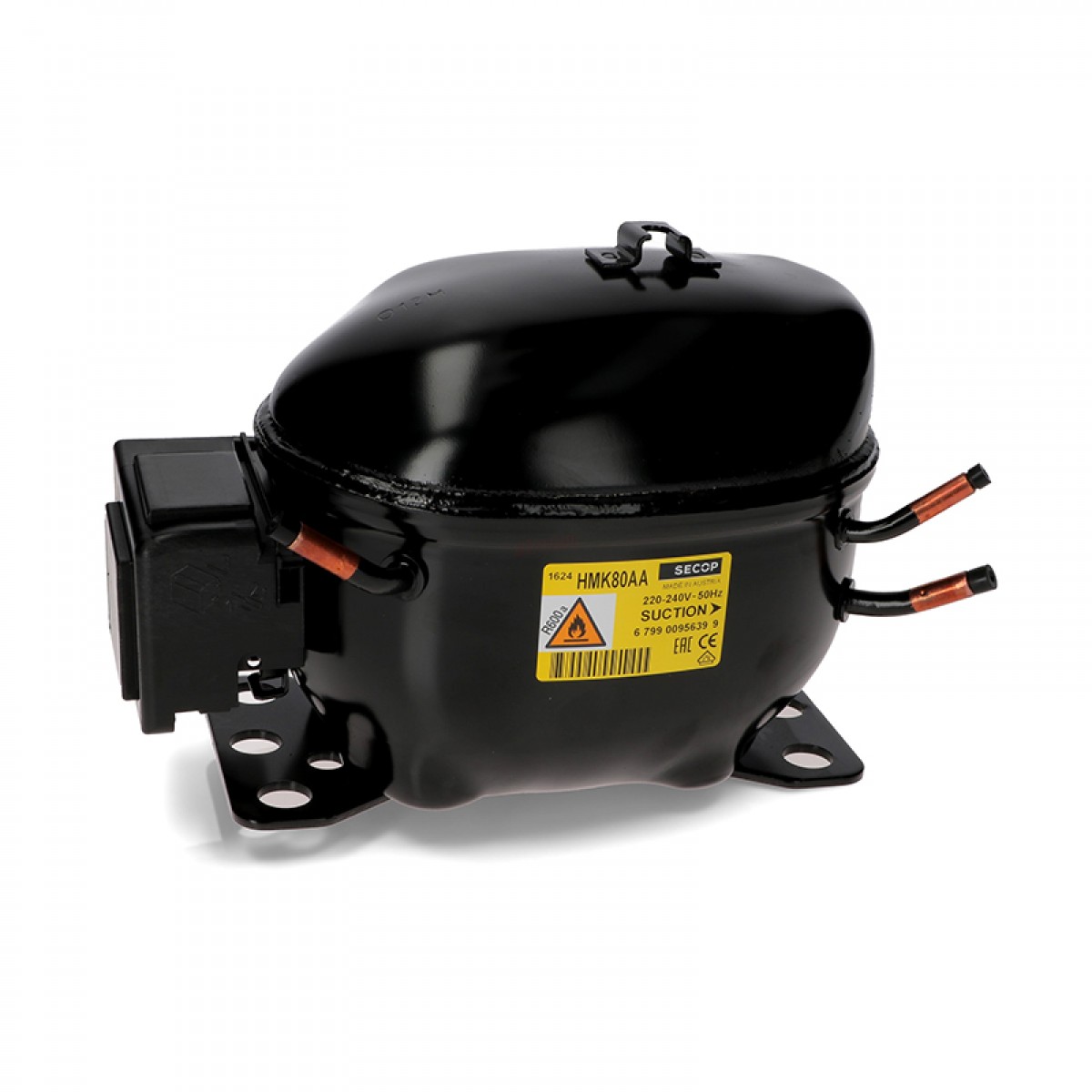 Συμπιεστής Ψυγείου 1/6 R600 SECOP 136W ΗΜΚ80ΑΑ Ανταλλακτικά ηλεκτρικών συσκευών
