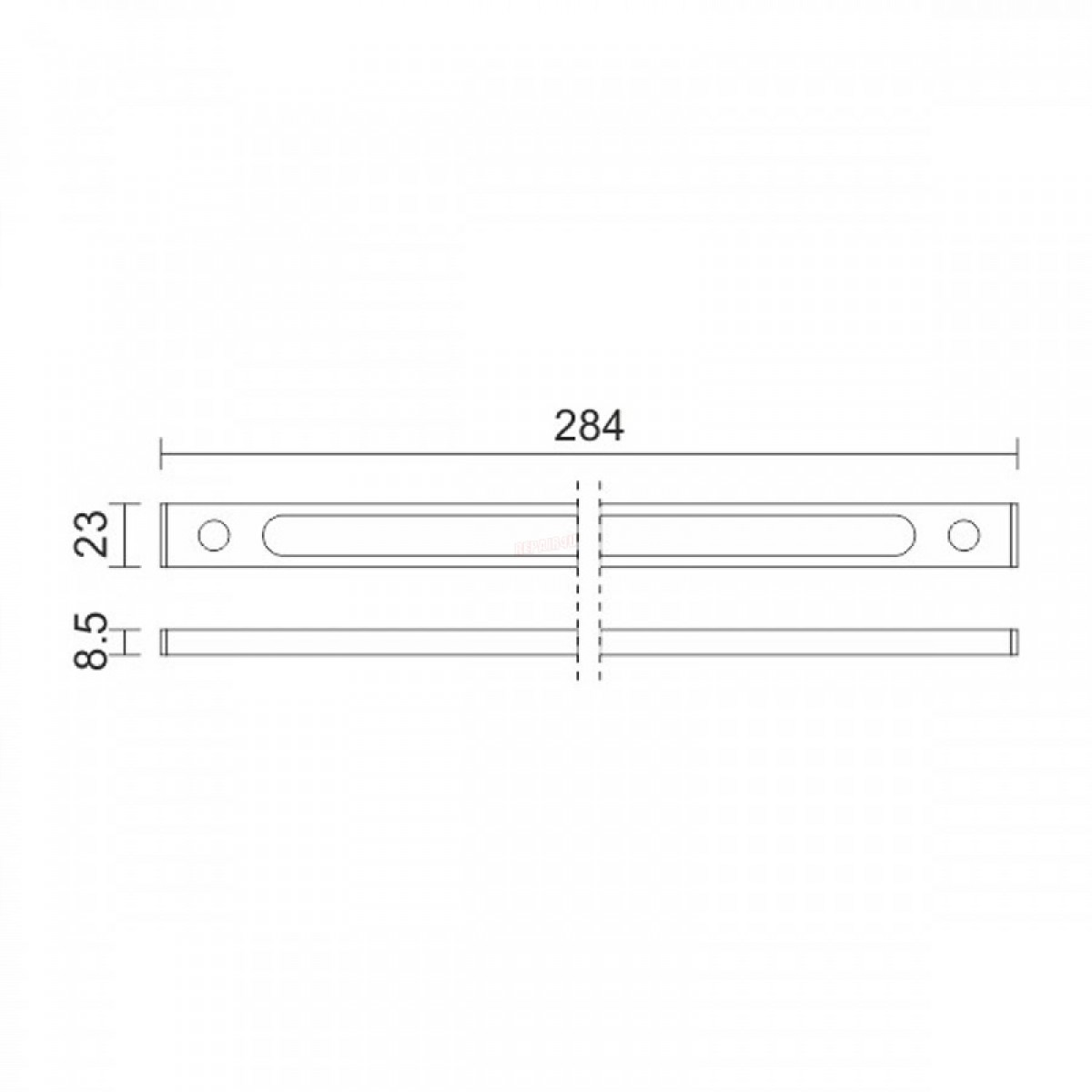 ΓΡΑΜΜΙΚΟ ΦΩΤΙΣΤΙΚΟ LED SLIM 4W 4000K Ηλεκτρολογικός Εξοπλισμός
