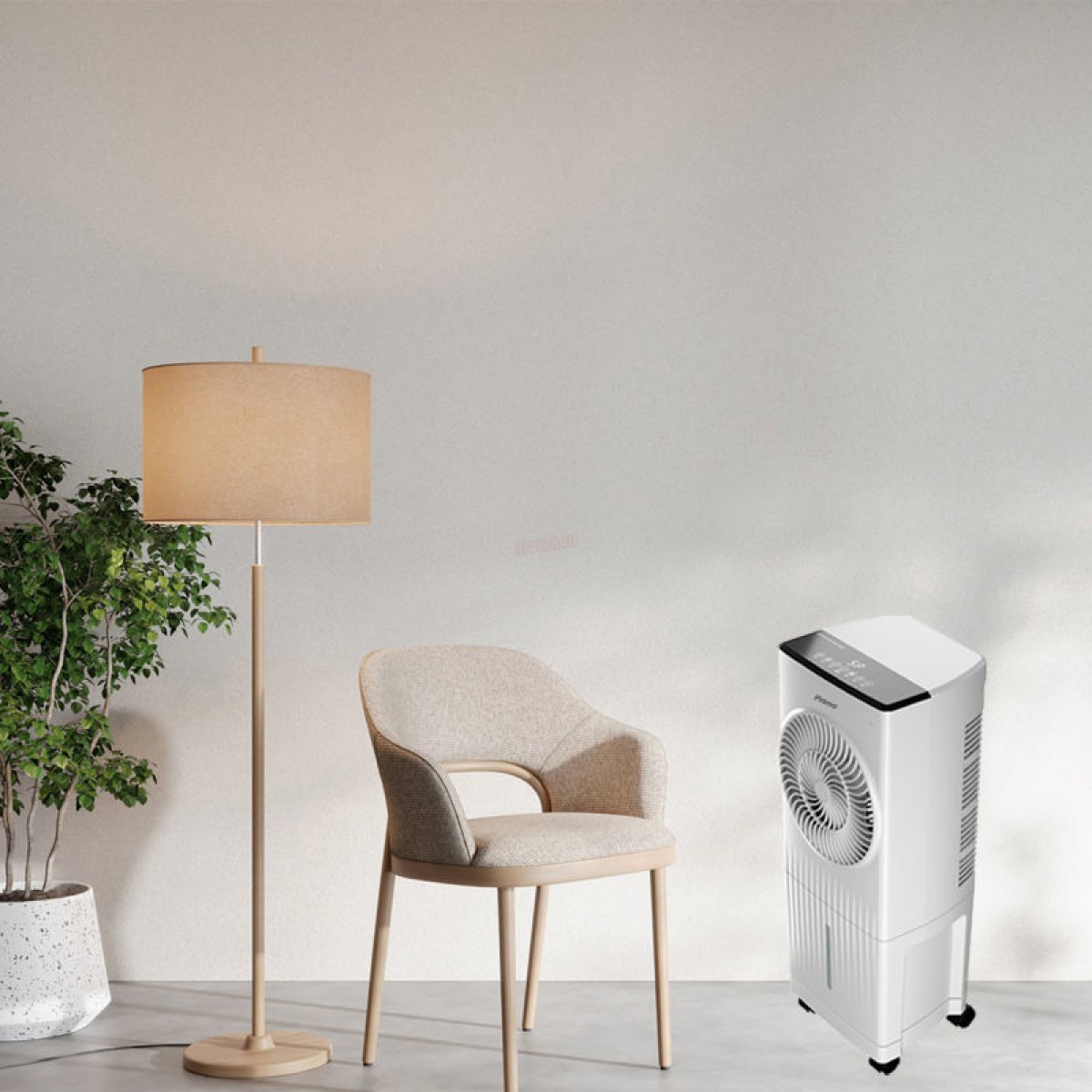 Air Cooler PRAC-80687 Primo με Τηλεχειριστήριο 5,5Lt 60W Λευκό Μικροσυσκευές