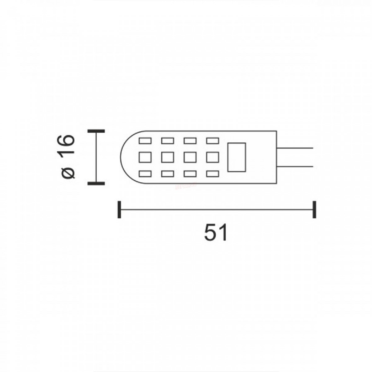 ΛΑΜΠΤΗΡAΣ LED 12V G4 5.5W 6000K Ηλεκτρολογικός Εξοπλισμός