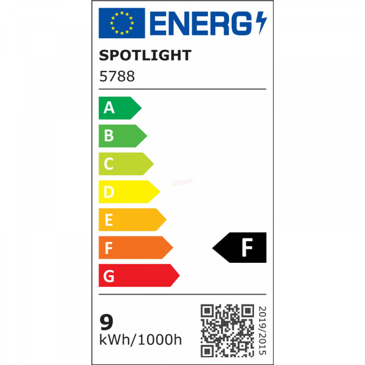 ΛΑΜΠΤΗΡAΣ LED E14 9W 3000K Ηλεκτρολογικός Εξοπλισμός