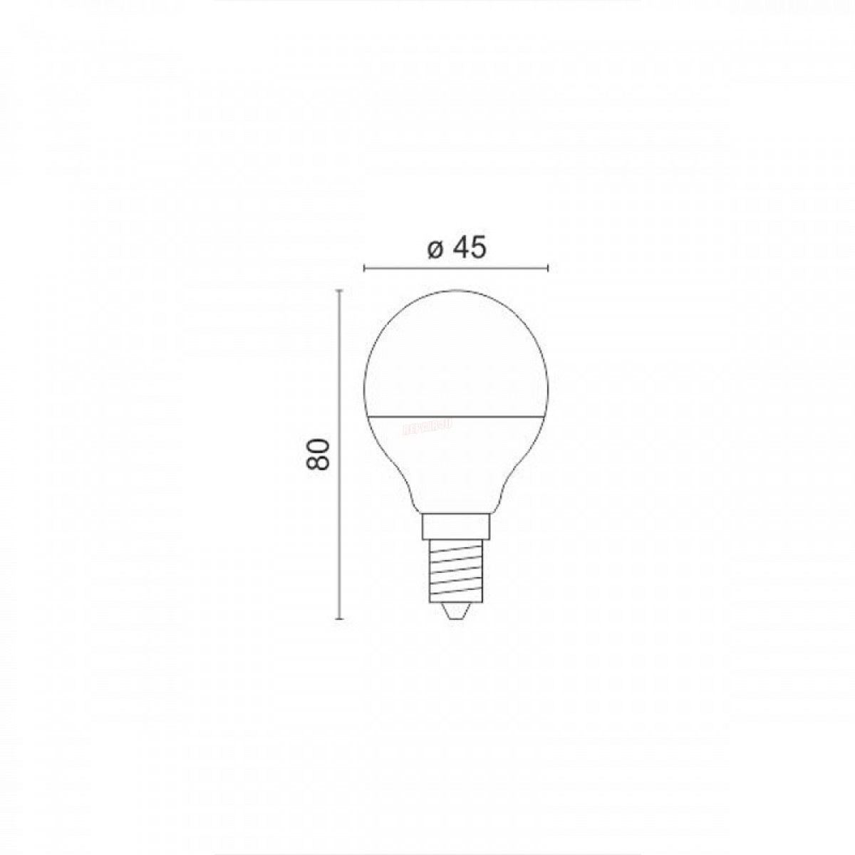 ΛΑΜΠΤΗΡAΣ LED E14 9W 6000K Ηλεκτρολογικός Εξοπλισμός