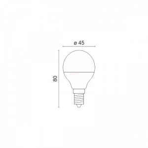 ΛΑΜΠΤΗΡAΣ LED E14 9W 6000K Ηλεκτρολογικός Εξοπλισμός