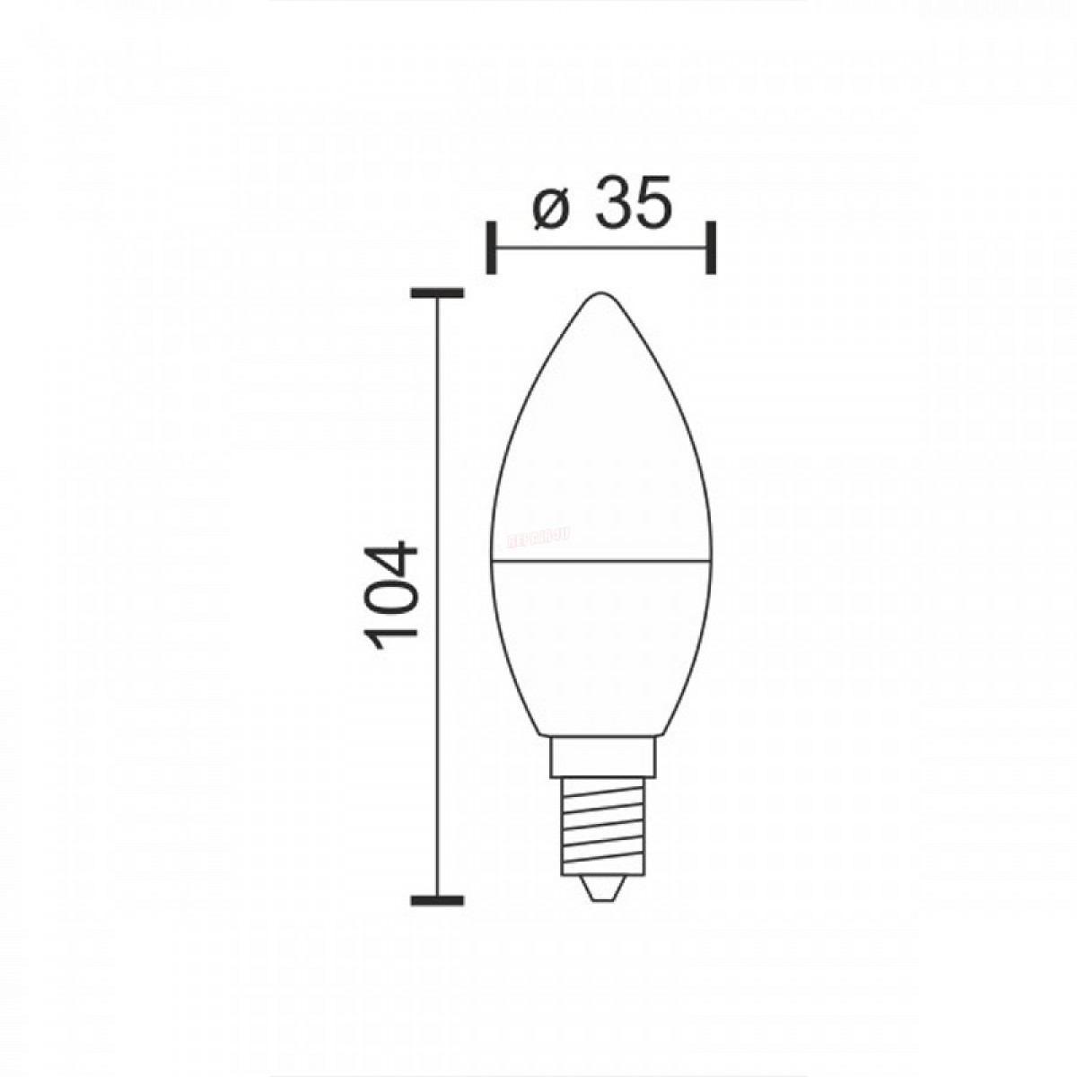 ΛΑΜΠΤΗΡAΣ LED E14 SMART WiFi 5.5W RGB Ηλεκτρολογικός Εξοπλισμός