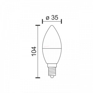 ΛΑΜΠΤΗΡAΣ LED E14 SMART WiFi 5.5W RGB Ηλεκτρολογικός Εξοπλισμός