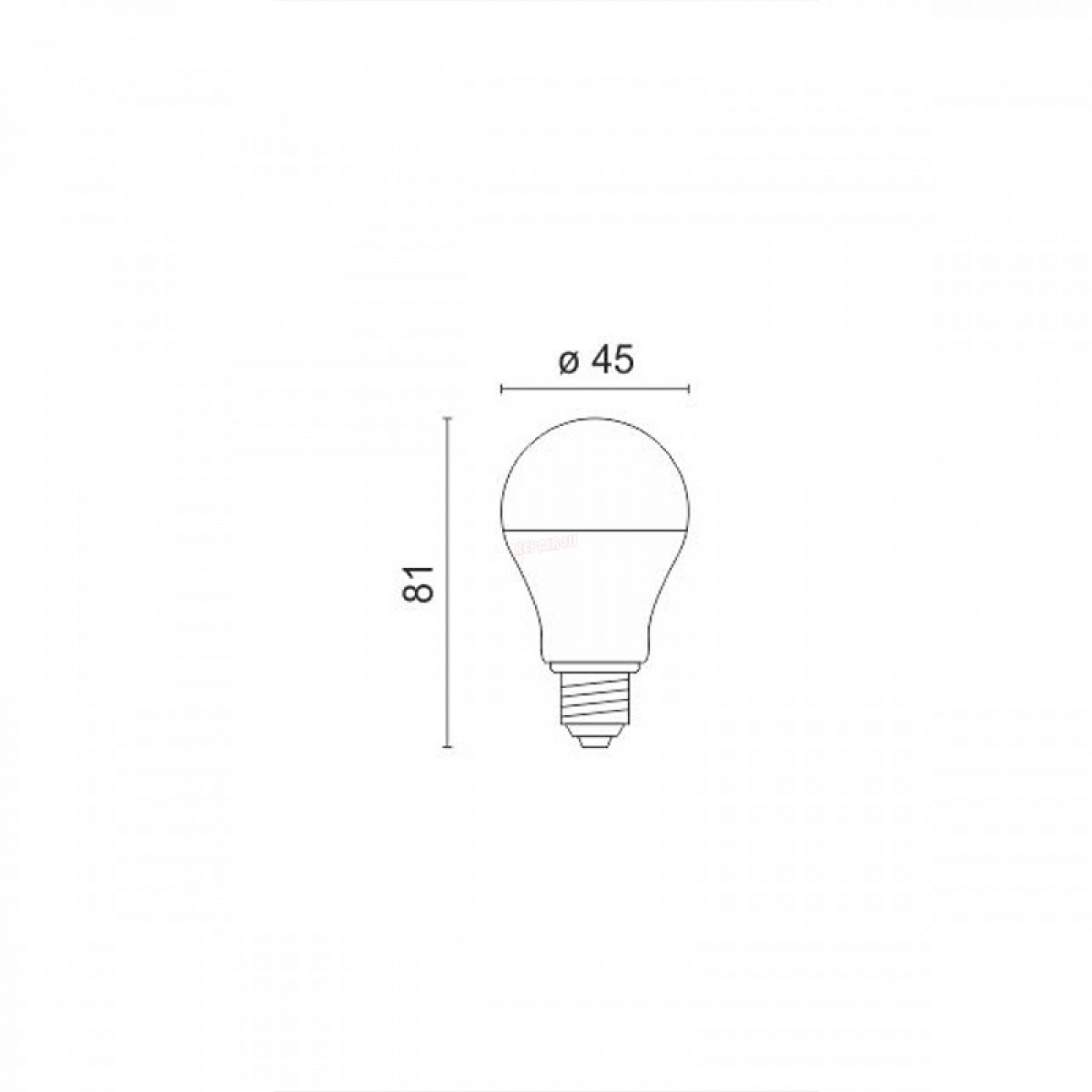 ΛΑΜΠΤΗΡAΣ LED E27 9W 3000K Ηλεκτρολογικός Εξοπλισμός
