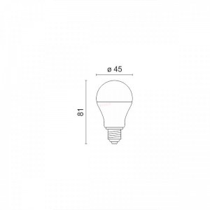 ΛΑΜΠΤΗΡAΣ LED E27 9W 3000K Ηλεκτρολογικός Εξοπλισμός