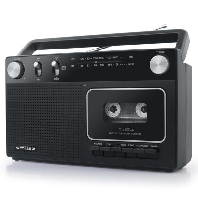 Ραδιοκασετόφωνο M-152RC MUSE Μπαταρίας-Ρεύματος Μαύρο 