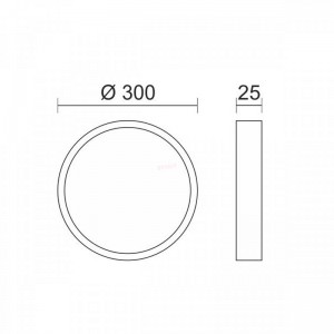 ΠΛΑΦΟΝΙΕΡΑ ΟΡΟΦΗΣ LED CCT 30W 3000K | 4000K | 6000K ΛΕΥΚΟ Ηλεκτρολογικός Εξοπλισμός