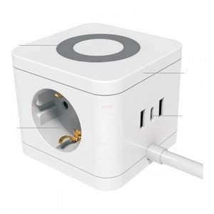 ΠΟΛΥΠΡΙΖΟ ΚΥΒΟΣ με USB & ΑΣΥΡΜΑΤΟΣ ΦΟΡΤΙΣΤΗΣ Ηλεκτρολογικός Εξοπλισμός