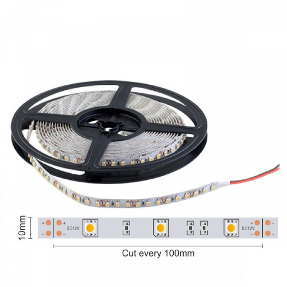 ΤΑΙΝΙΑ LED ΣΤΕΓΑΝΗ 4.8W 3000K 24V Ηλεκτρολογικός Εξοπλισμός