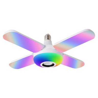 ΛΑΜΠΑ E27 RGB+WHITE ΜΕ BLUETOOTH SPEAKER 40W