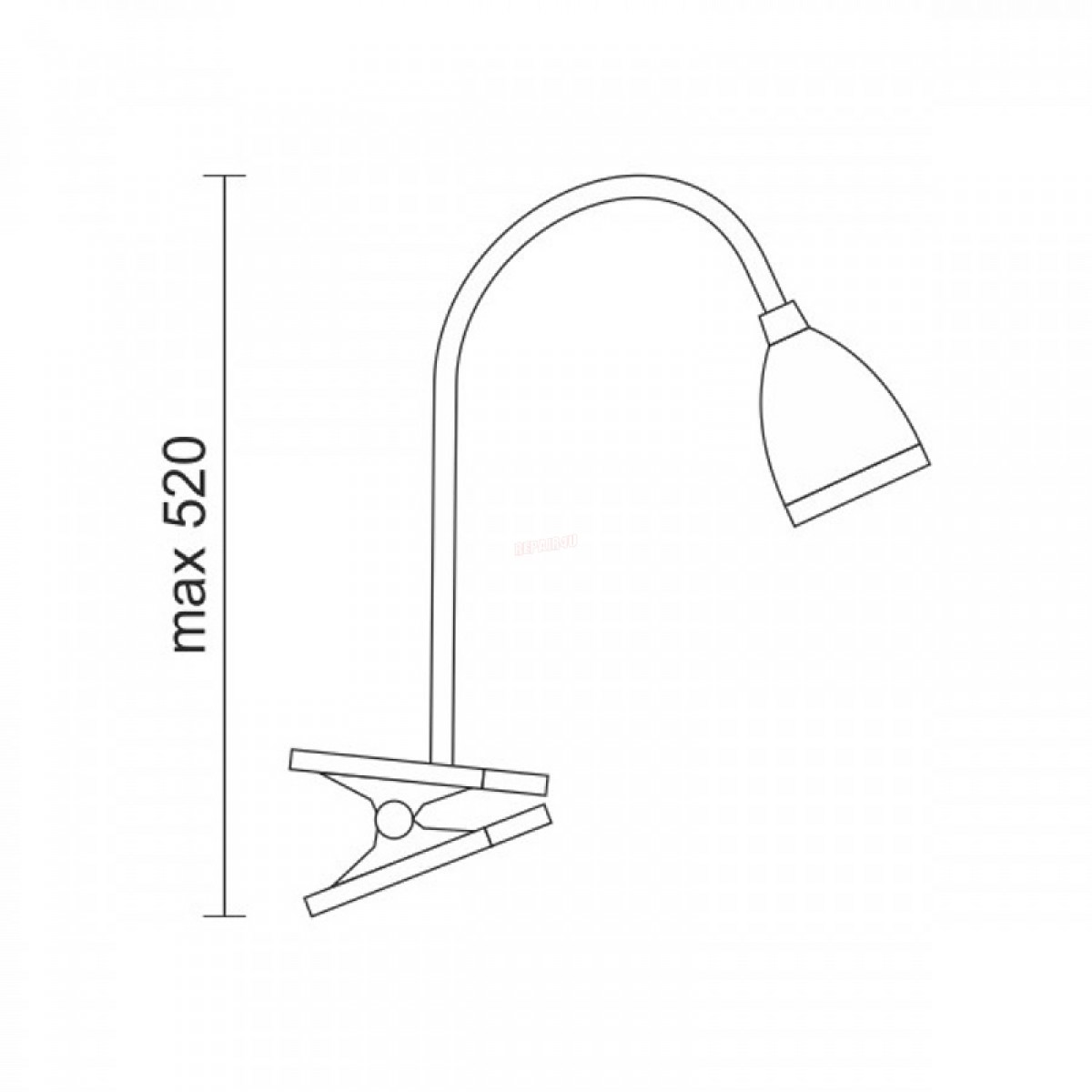 ΦΩΤΙΣΤΙΚΟ LED ΓΡΑΦΕΙΟΥ 5W 4000K Ηλεκτρολογικός Εξοπλισμός