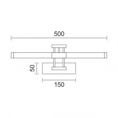 ΦΩΤΙΣΤΙΚΟ ΛΟΥΤΡΟΥ LED 2*7W 4000K