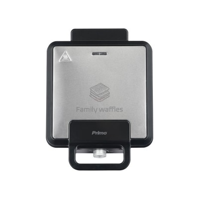 Βαφλιέρα PRWM-40548 Primo 4 Θέσεων 1500W Κεραμικές Marble Πλάκες Inox/Μαύρη