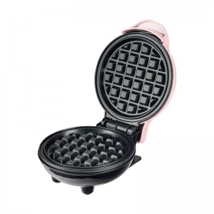 Βαφλιέρα Mini PRWM-40546 Primo 500W Αντικολλητικές Πλάκες Ροζ Μικροσυσκευές