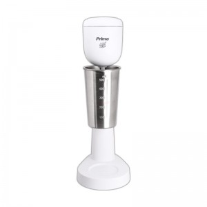 Φραπιέρα PRCM-40551 Primo 120W Ανοξείδωτο ποτήρι Λευκή Μικροσυσκευές