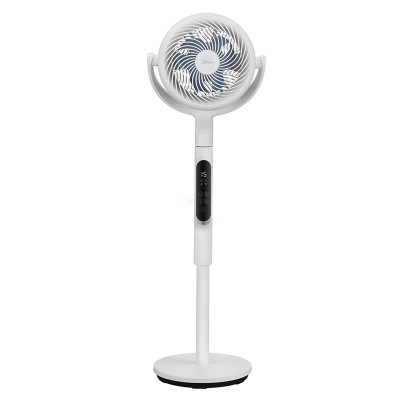 Ανεμιστήρας Ορθοστάτης 18cm Midea MFS242RDDW 18W με Τηλεχειριστήριο Λευκός 