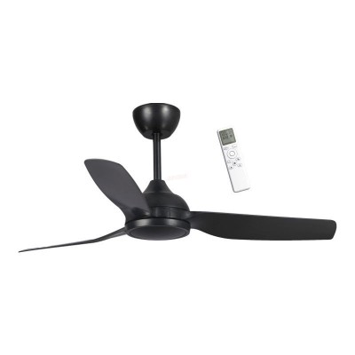 Ανεμιστήρας Οροφής PRCF-80730 Primo 52'' 132cm ΙΡ66 με Τηλεχειριστήριο 3 Φτερά Μαύρος 