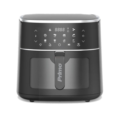 Φριτέζα Αέρος PRAF-40459 Primo Digital 8L 1800W με Παράθυρο Μαύρη