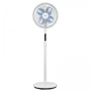 Ανεμιστήρας Ορθοστάτης 36cm Midea MFS352RDDW 30W με Τηλεχειριστήριο Λευκός  Μικροσυσκευές