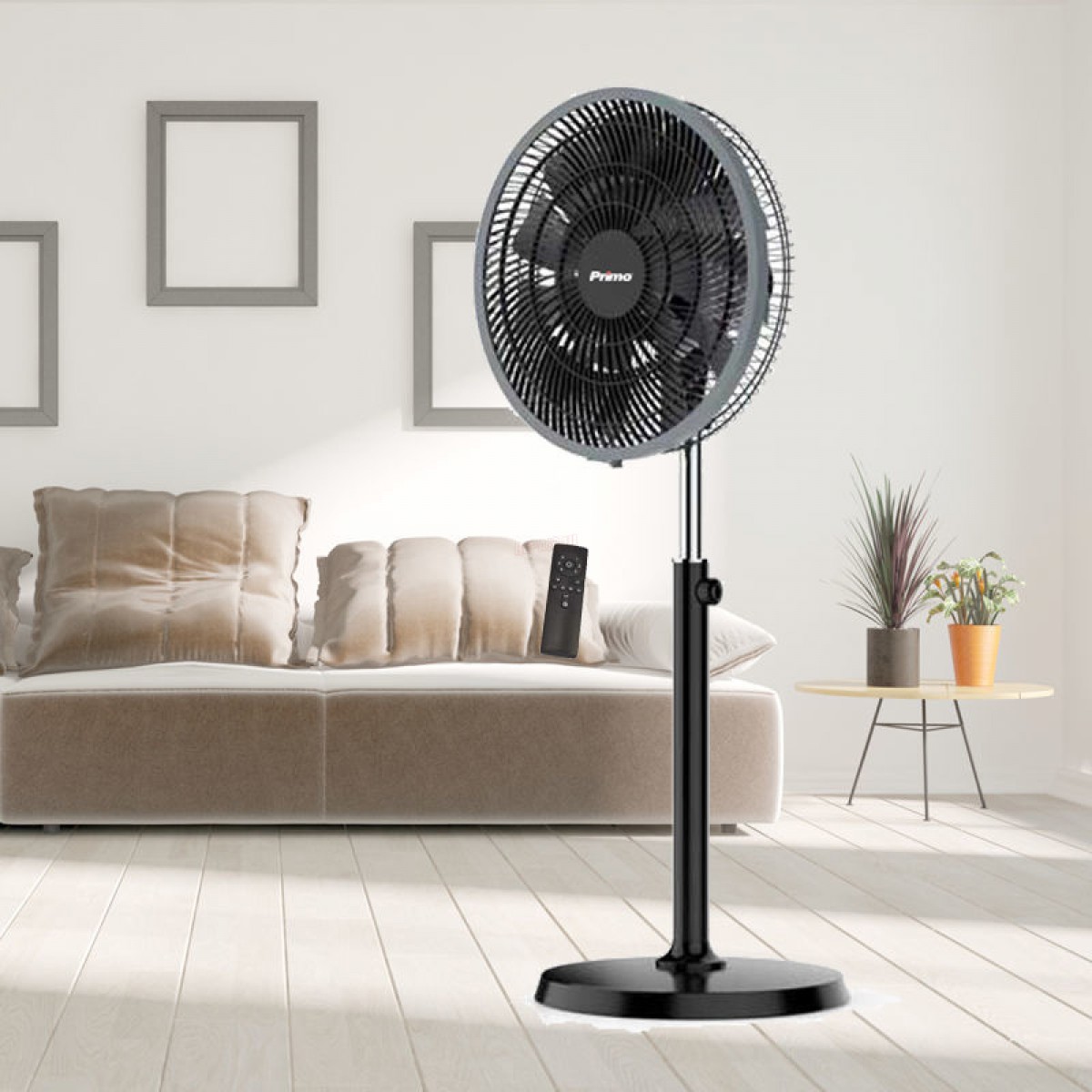 Ανεμιστήρας Ορθοστάτης 18'' 45cm PRSF-80721 Primo DC Με Τηλεχειριστήριο Μαύρος Μικροσυσκευές