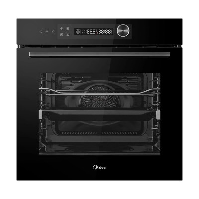 Εντοιχιζόμενος Φούρνος Άνω Πάγκου Midea MBO7NP30E4-BK Μαύρος