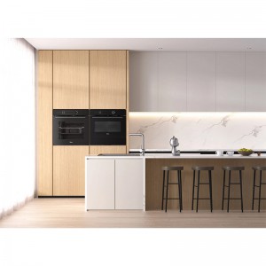 Εντοιχιζόμενος Φούρνος Άνω Πάγκου Midea MBO7NP30E4-BK Μαύρος Οικιακές Συσκευές