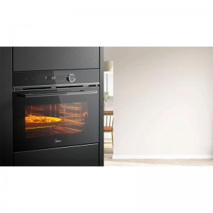 Εντοιχιζόμενος Φούρνος Άνω Πάγκου Midea MBO7NP30E4-BK Μαύρος Οικιακές Συσκευές