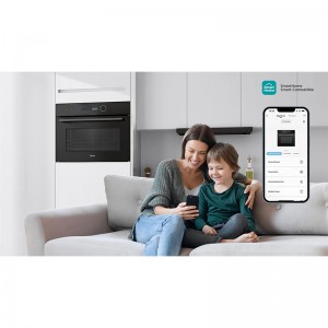 Εντοιχιζόμενος Φούρνος Άνω Πάγκου Midea MBO7NP30E4-BK Μαύρος Οικιακές Συσκευές