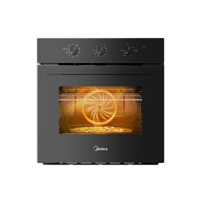 Εντοιχιζόμενος Φούρνος Άνω Πάγκου Midea MBO65M80M1-BK Μαύρος