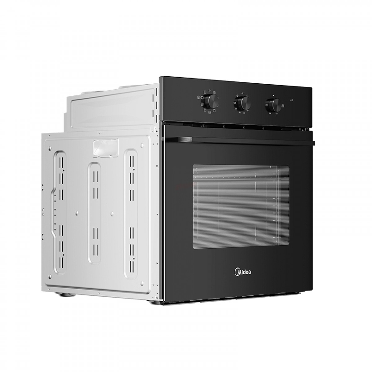 Εντοιχιζόμενος Φούρνος Άνω Πάγκου Midea MBO65M80M1-BK Μαύρος Οικιακές Συσκευές