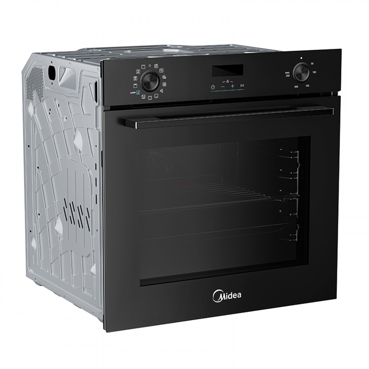 Εντοιχιζόμενος Φούρνος Άνω Πάγκου Midea MBO7NM30D0-BK Μαύρος Οικιακές Συσκευές