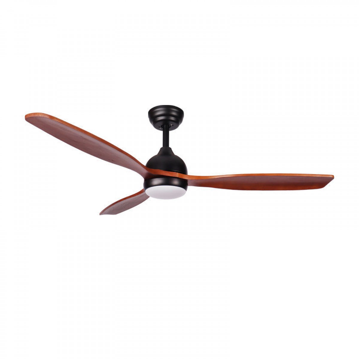 Ανεμιστήρας Οροφής PRCF-80668 Primo 52'' 132cm με Τηλεχειριστήριο 1Φως LED 3 Φτερά Μαύρος με 3 Καφέ Φτερά Μικροσυσκευές