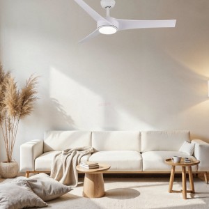 Ανεμιστήρας Οροφής PRCF-80674 Primo 52'' 132cm DC με Τηλεχειριστήριο 1 Φως LED με 3 Φτερά Λευκός  Μικροσυσκευές