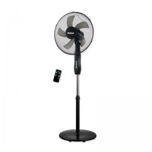 Ανεμιστήρας Ορθοστάτης 16'' 40cm PRSF-80719 Primo Μαύρος με R/C Μικροσυσκευές