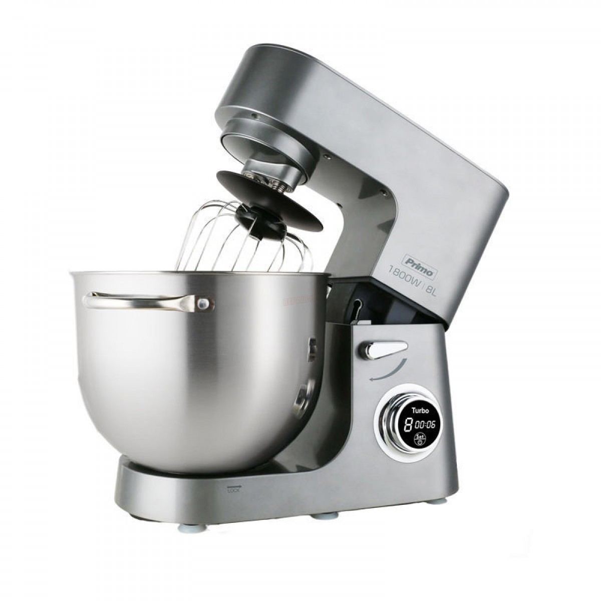 Κουζινομηχανή PRMB-40529 Primo Digital με Ανοξείδωτο Κάδο 8lt 1800W Ανθρακί Μικροσυσκευές