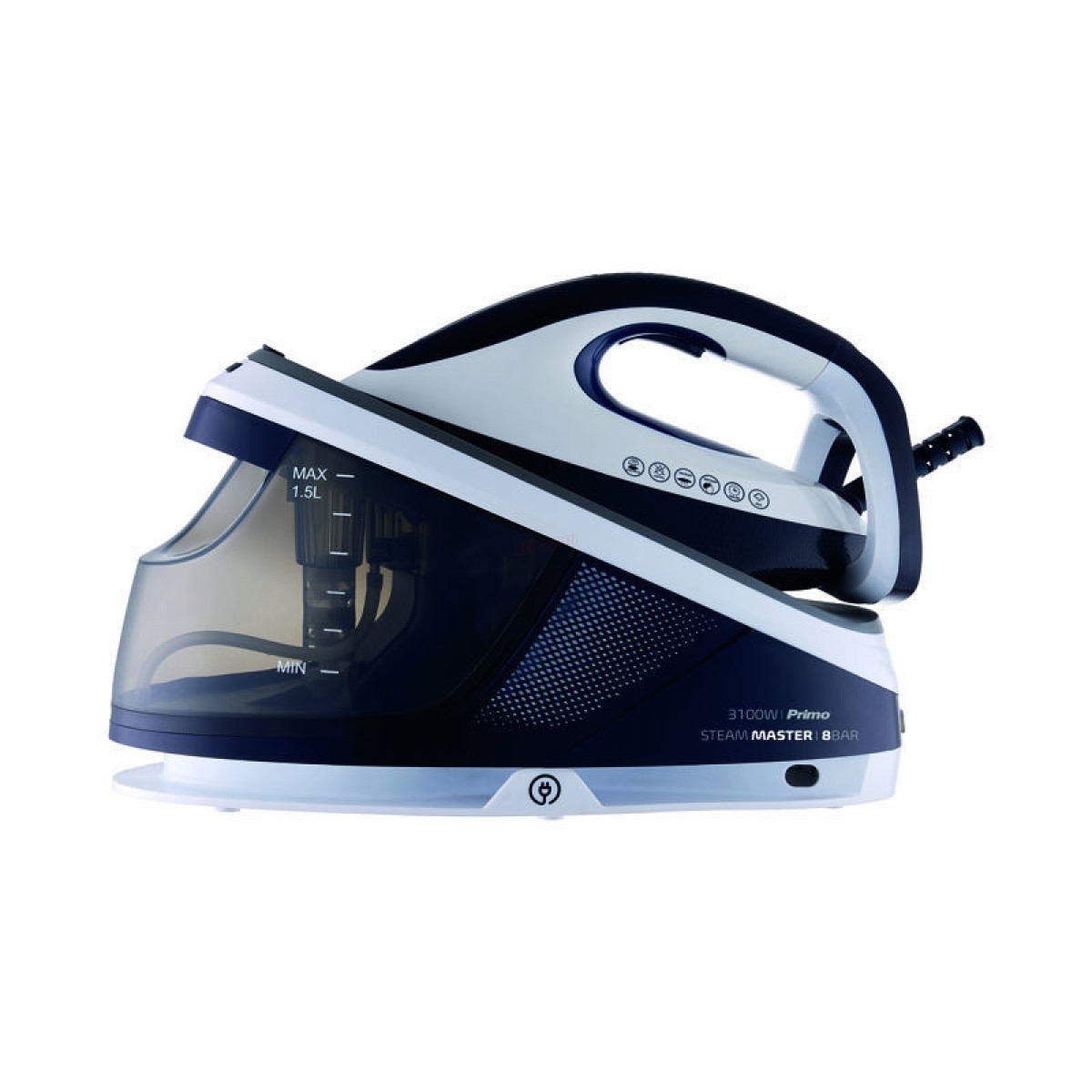 Ατμοσύστημα Σιδερώματος PRSS-40506 Primo 3100W Opti-temp Ceramic, 8Bar, 1.5L Λευκό/Μπλε Μικροσυσκευές