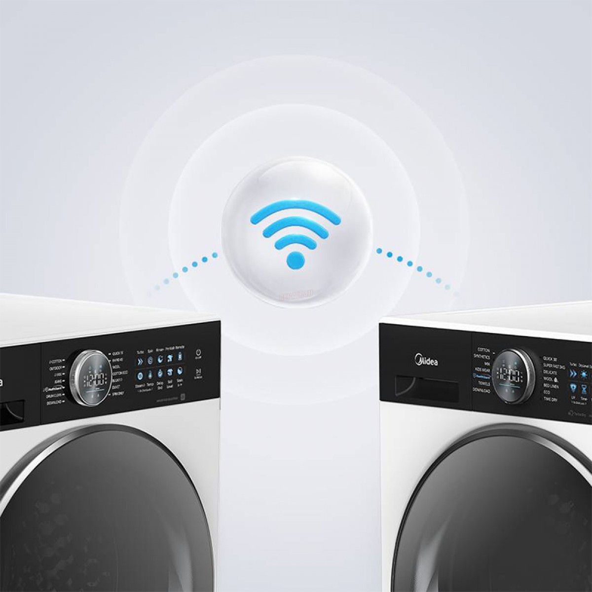 Πλυντήριο Ρούχων Midea MF210W80BA20/W-GR 8kg Λευκό Οικιακές Συσκευές