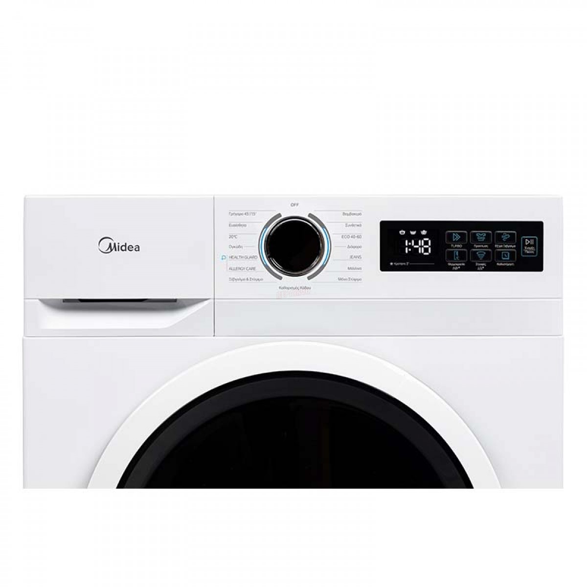 Πλυντήριο Ρούχων Midea MF110W80BA/W-G 8kg Λευκό Οικιακές Συσκευές