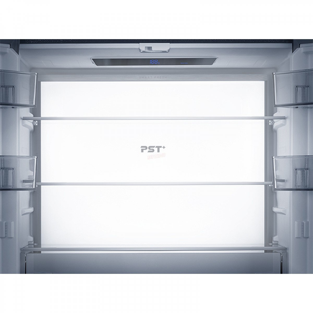 Ψυγείο Ντουλάπα Midea MDRM706BIE70 515lt Ανθρακί Οικιακές Συσκευές