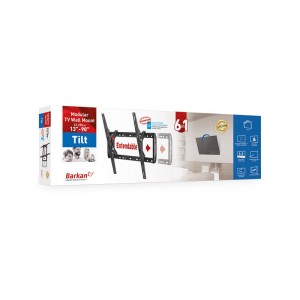 Βάση Τηλεόρασης Τοίχου BM410T Barkan 13" - 90" με Κλίση Ηλεκτρολογικός Εξοπλισμός