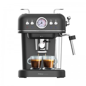 Μηχανή Καφέ Espresso PREM-40444 Primo Eco 20Bar 3 σε1 Αναλογικό Καντράν Θερμοκρασίας Μαύρη Μικροσυσκευές