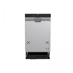 Πλυντήριο Πιάτων Midea MDWES1033DB-W Ημιεντοιχιζόμενο 45cm Black Inox           Οικιακές Συσκευές