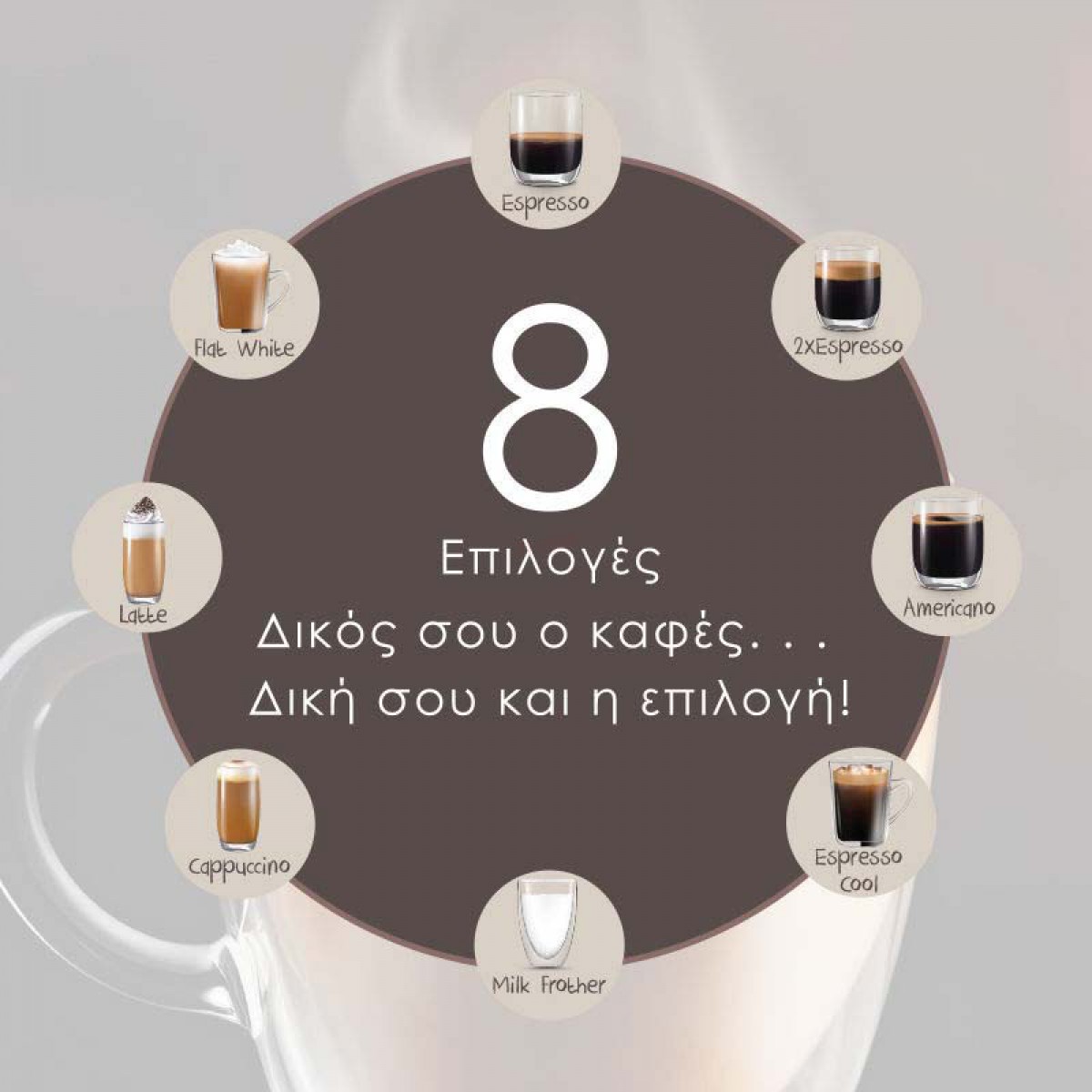 Μηχανή Espresso+Milk frother PREM-40532 Primo Hot & Cold 3 σε 1 20Bar Digital Μαύρη-Inox Μικροσυσκευές