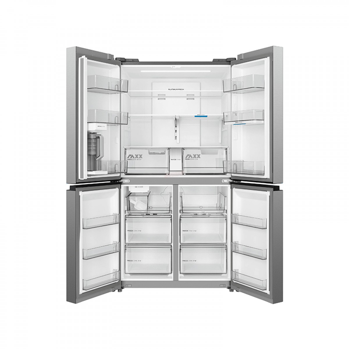 Ψυγείο Ντουλάπα Midea MDRM923CIE46M 706lt Inox Οικιακές Συσκευές